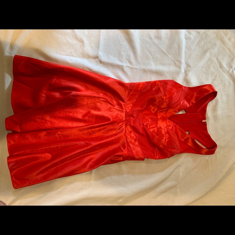 Red Pleather Dress